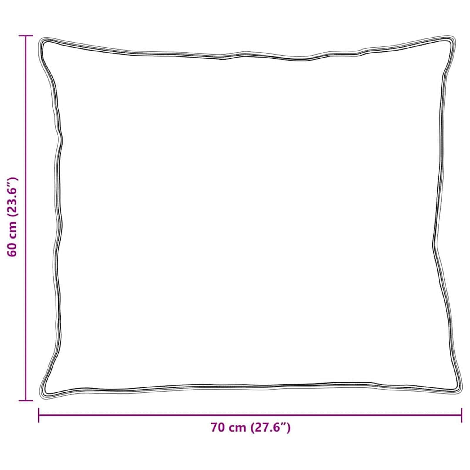 Decke mit Kissen 3 pcs Weiß Mikrofaser und Daunenfedern