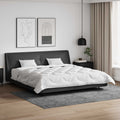 Decke mit Kissen mit Kissen 3 pcs Weiß Mikrofaser