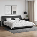 Bettdecke mit Kissen 3 pcs Weiß Mikrofaser