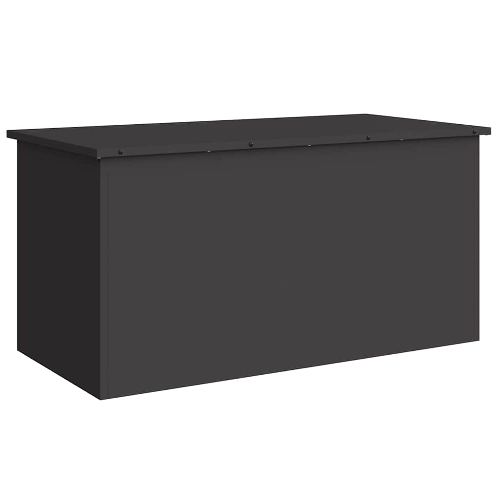 Gartenlagerkissenbox Stahl 100 x 50,5 x 50 cm 220 Schwarz