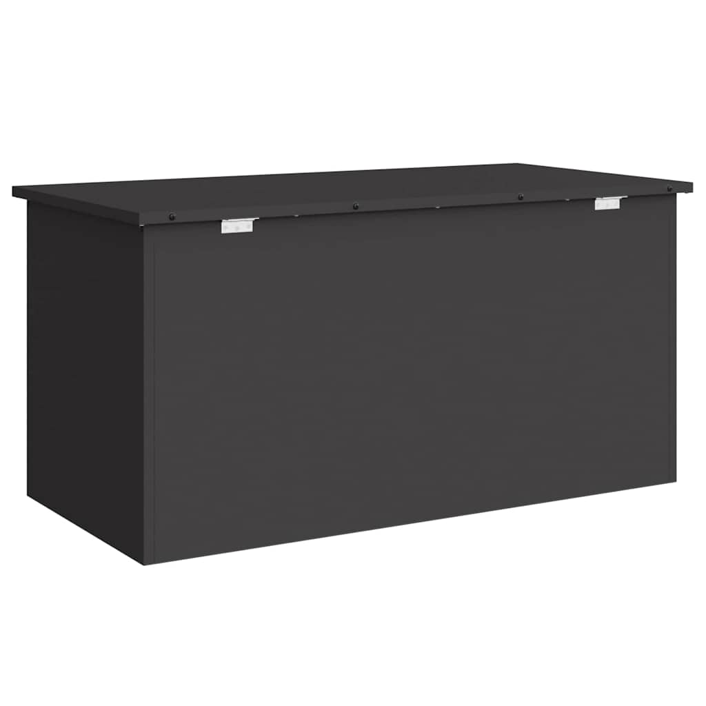 Gartenlagerkissenbox Stahl 100 x 50,5 x 50 cm 220 Schwarz
