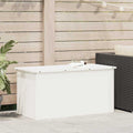 Gartenlagerkissenbox Stahl 100 x 50,5 x 50 cm 220 Weiß