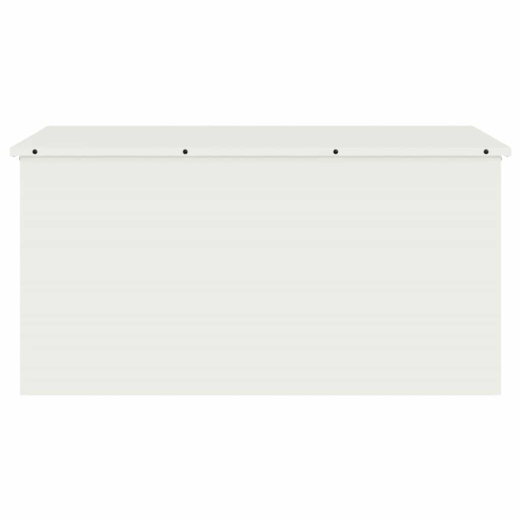Gartenlagerkissenbox Stahl 100 x 50,5 x 50 cm 220 Weiß