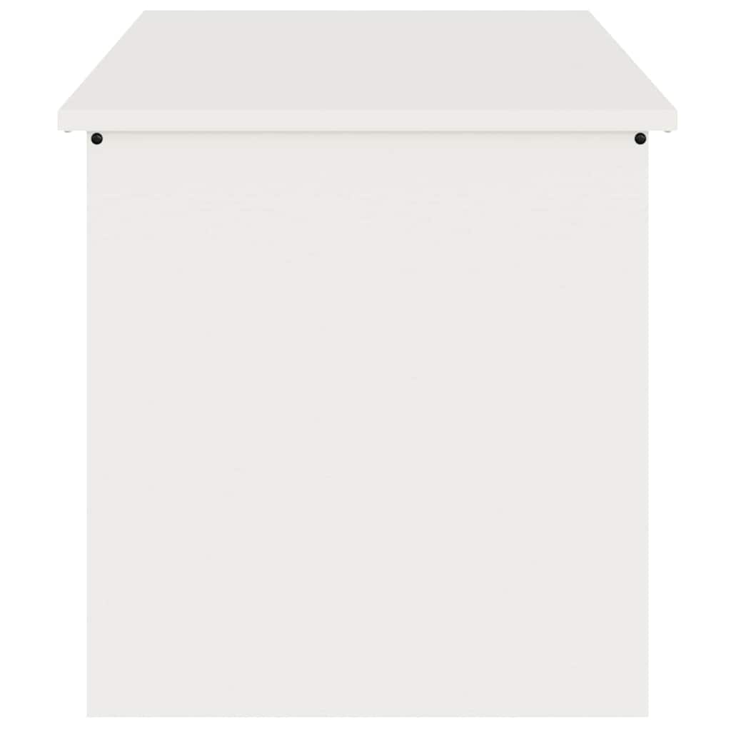 Gartenlagerkissenbox Stahl 100 x 50,5 x 50 cm 220 Weiß