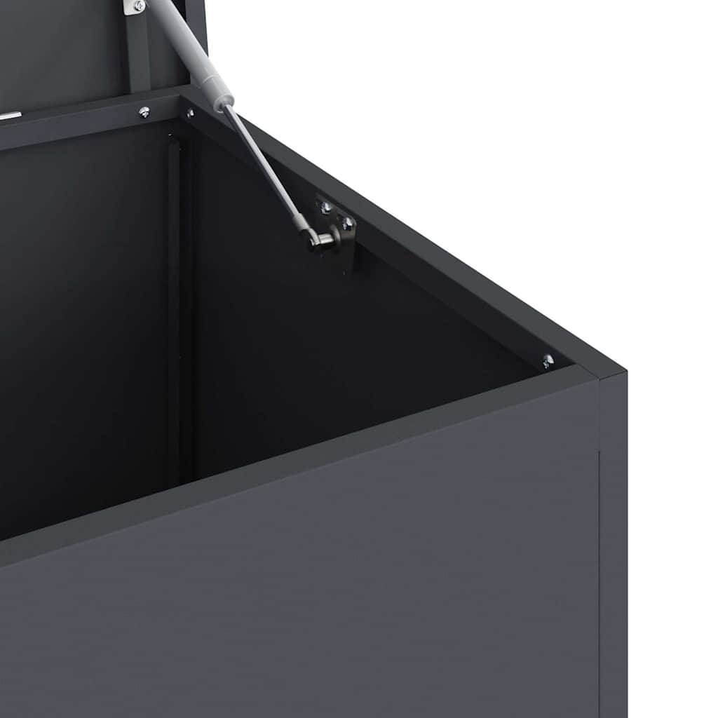 Gartenlagerkissenbox Stahl 100 x 50,5 x 50 cm 220 Anthrazit