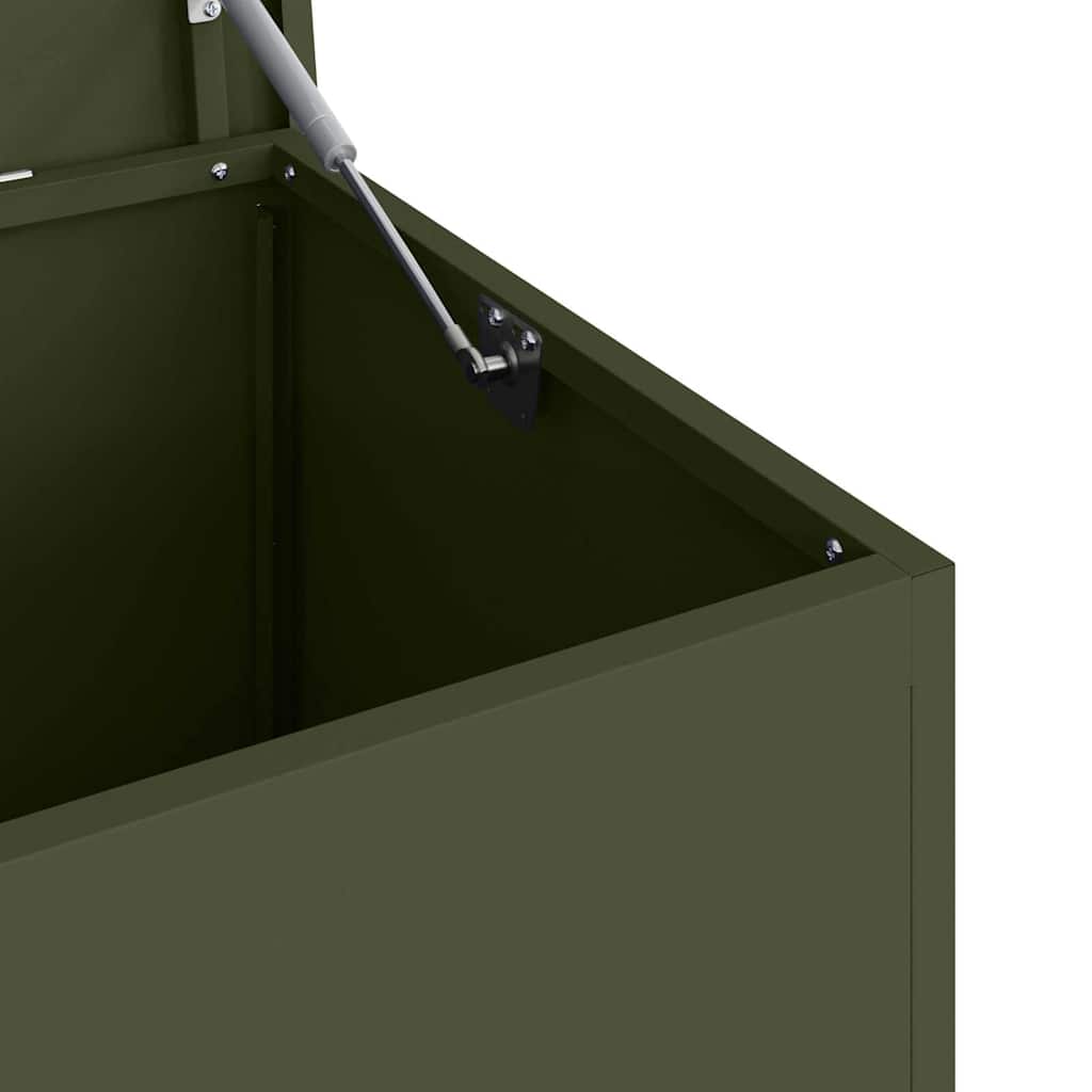 Gartenlagerkissenbox Stahl 100 x 50,5 x 50 cm 220 Olive Grün