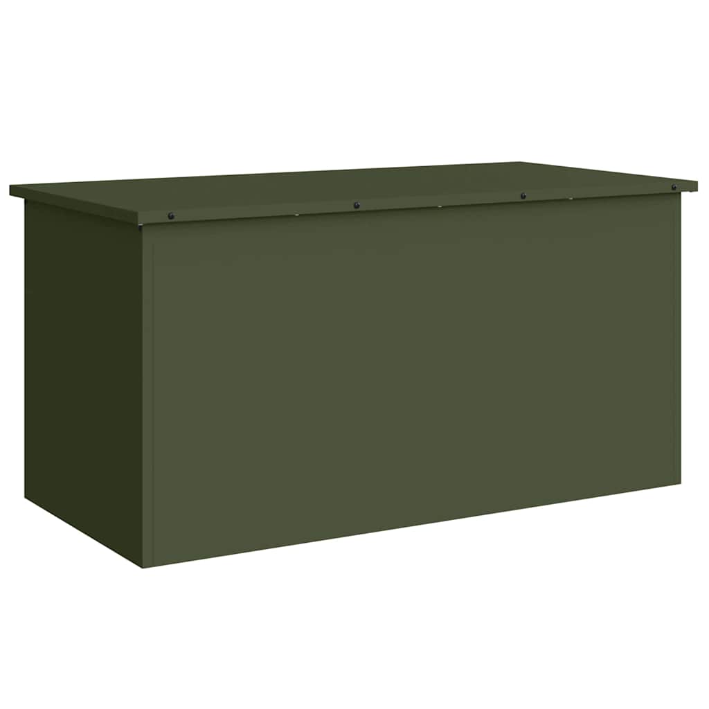 Gartenlagerkissenbox Stahl 100 x 50,5 x 50 cm 220 Olive Grün