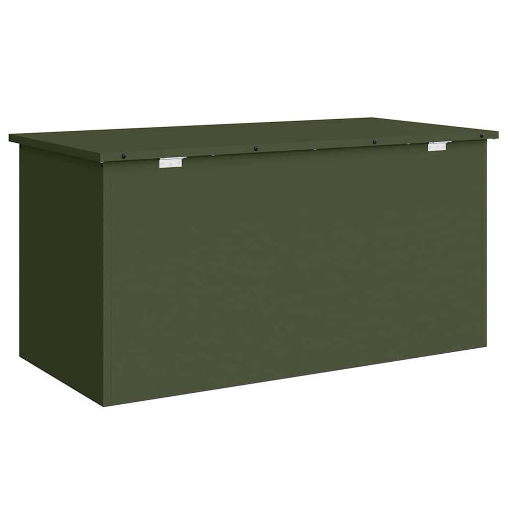 Gartenlagerkissenbox Stahl 100 x 50,5 x 50 cm 220 Olive Grün
