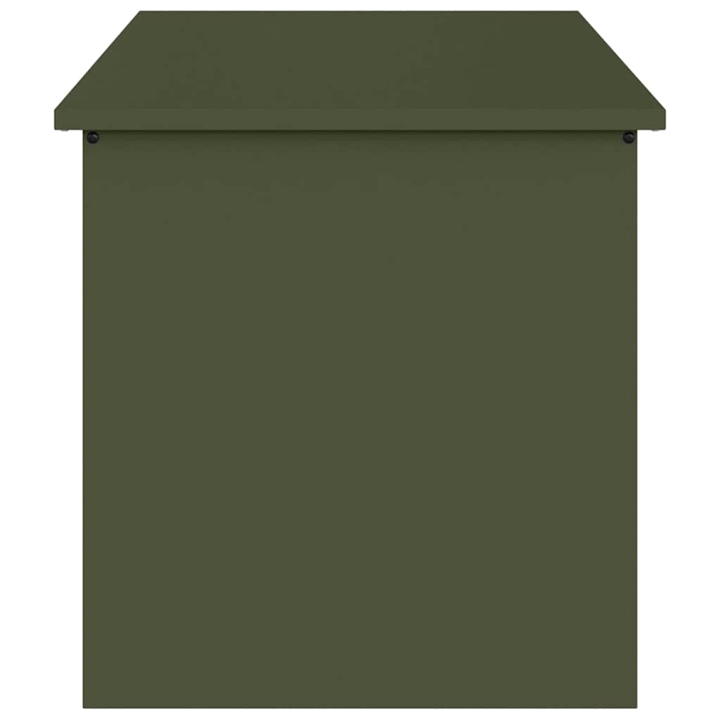 Gartenlagerkissenbox Stahl 100 x 50,5 x 50 cm 220 Olive Grün