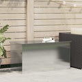 Gartenlagerkissenbox Stahl 100 x 50,5 x 50 cm 220 Silber