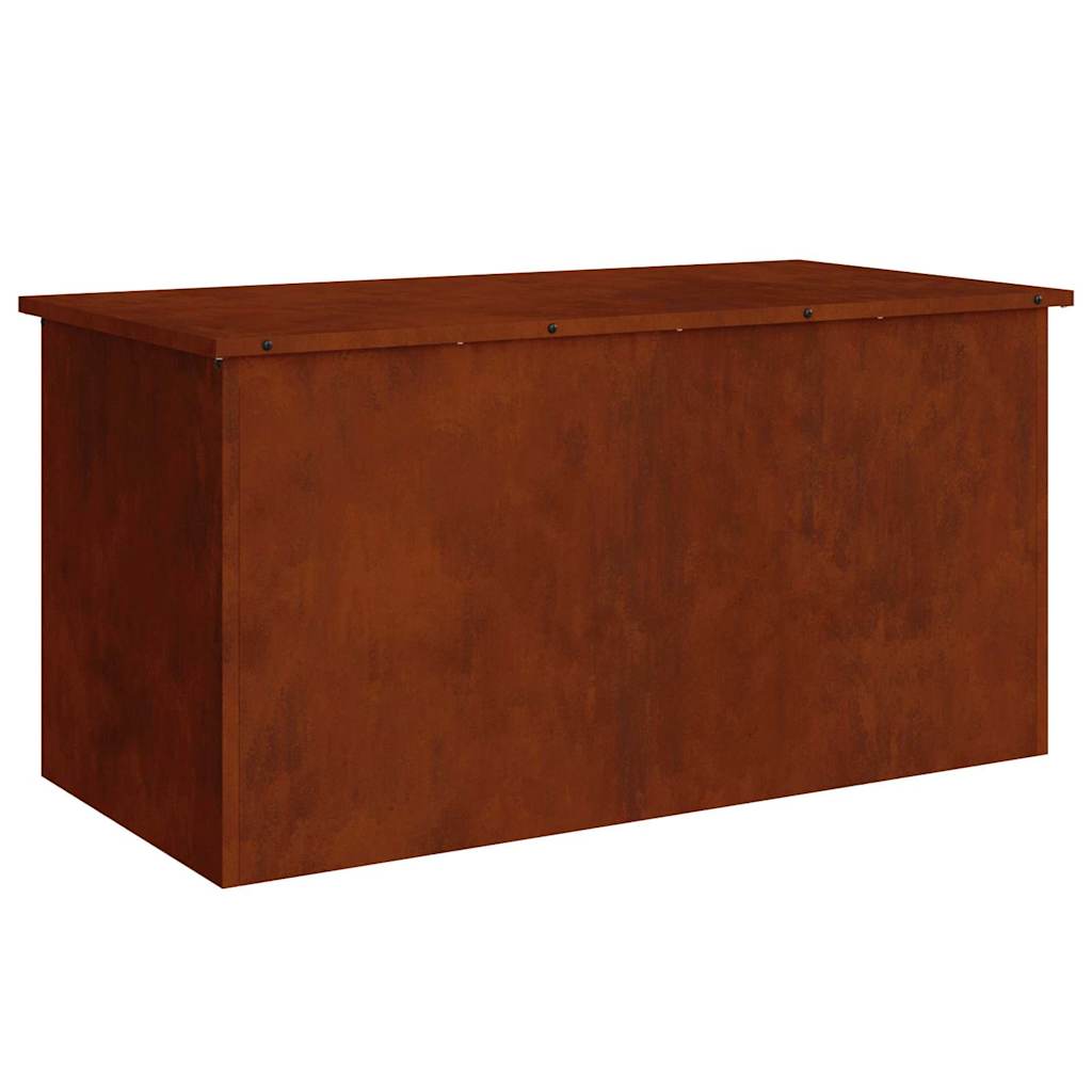 Gartenlagerkissenbox Stahl 100 x 50,5 x 50 cm 220 Rostig