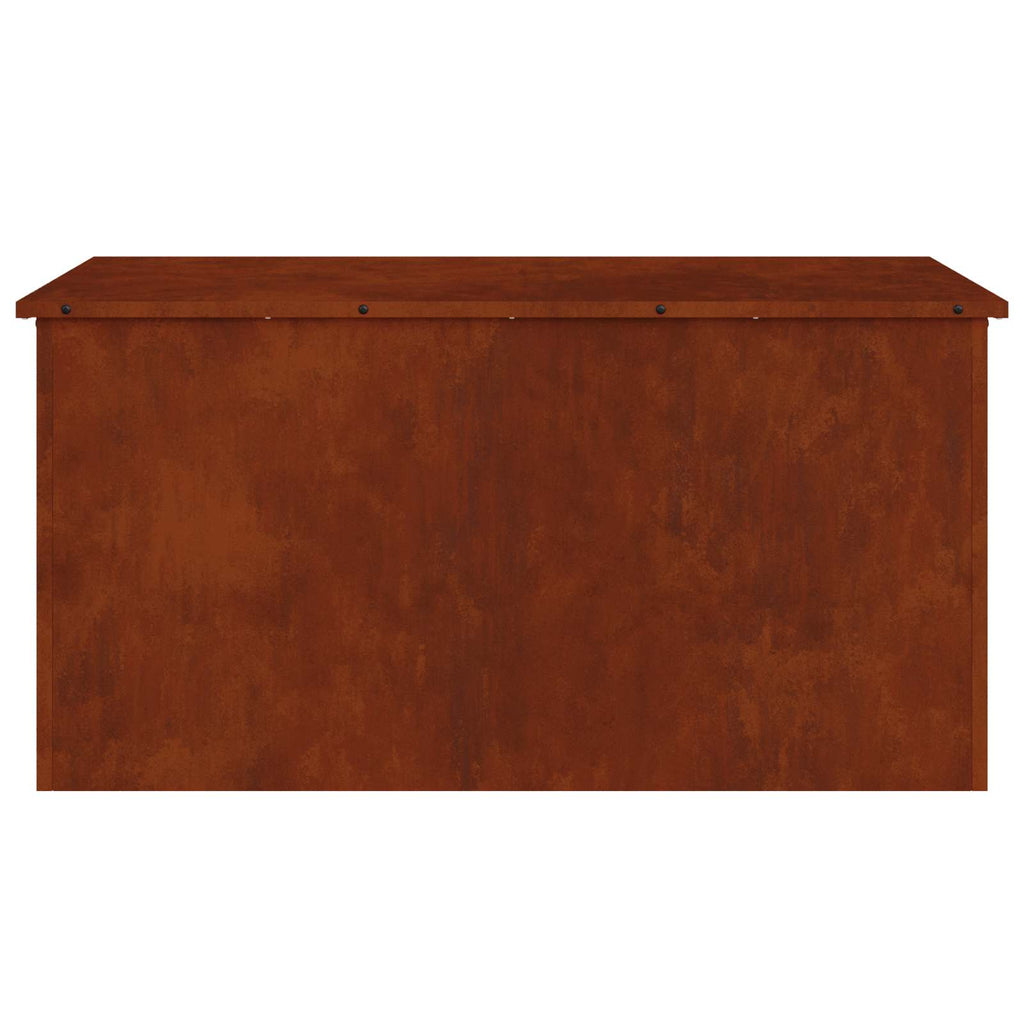 Gartenlagerkissenbox Stahl 100 x 50,5 x 50 cm 220 Rostig
