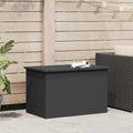 Gartenlagerkissenbox Stahl 80 x 50,5 x 50 cm 180 Schwarz