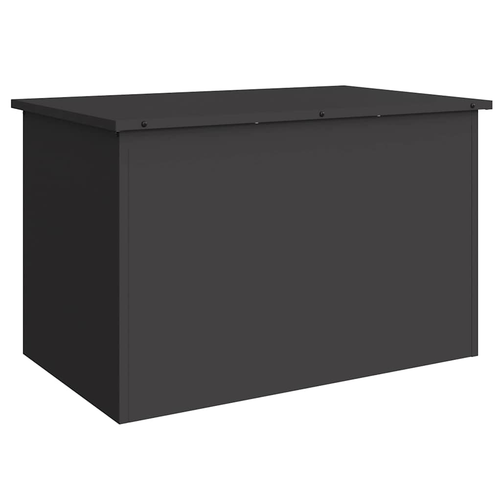 Gartenlagerkissenbox Stahl 80 x 50,5 x 50 cm 180 Schwarz