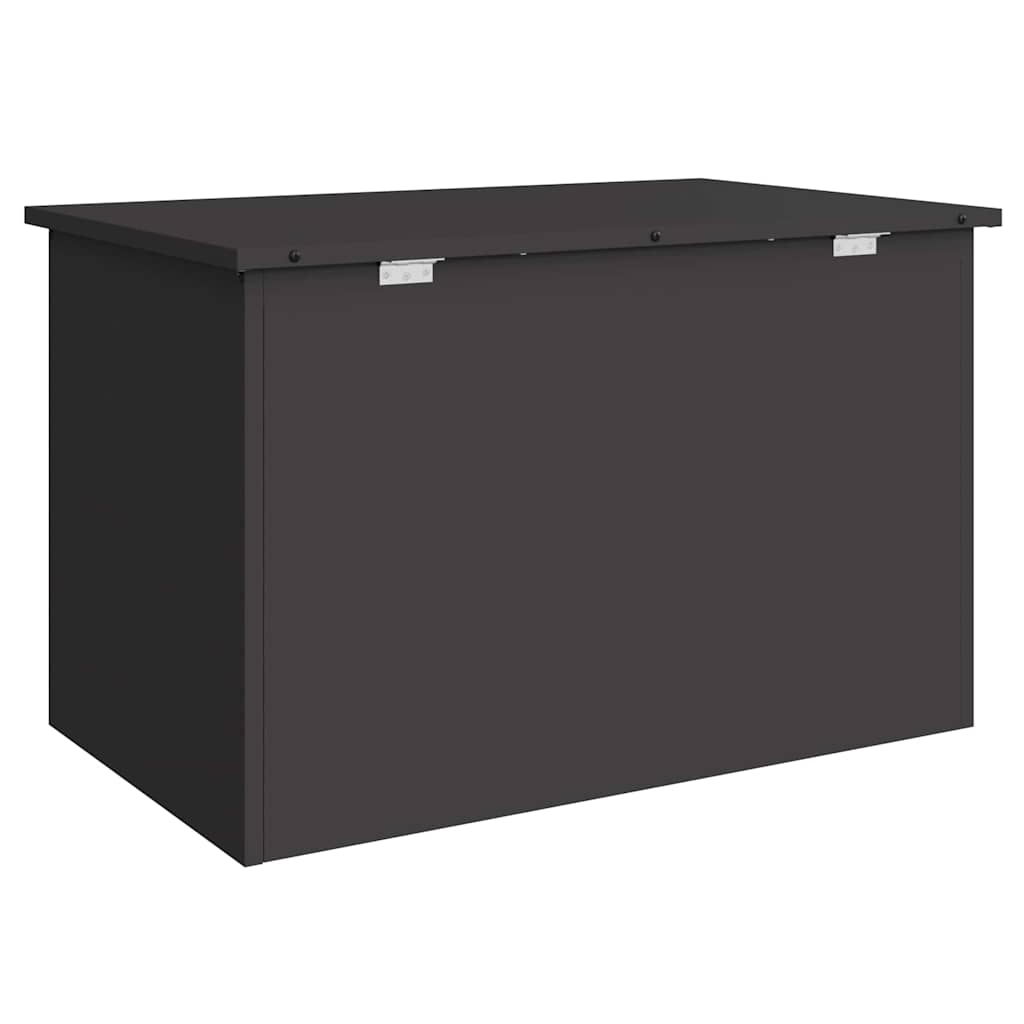 Gartenlagerkissenbox Stahl 80 x 50,5 x 50 cm 180 Schwarz