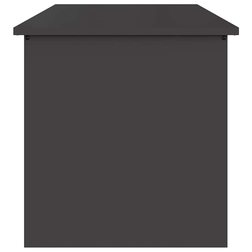 Gartenlagerkissenbox Stahl 80 x 50,5 x 50 cm 180 Schwarz