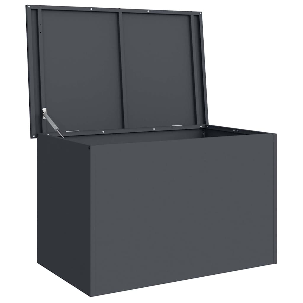 Gartenlagerkissenbox Stahl 80 x 50,5 x 50 cm 180 Anthrazit