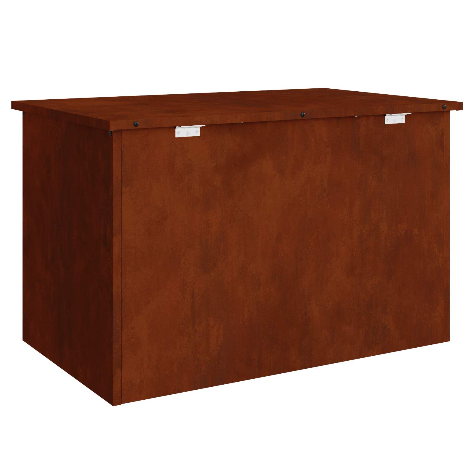 Gartenlagerkissenbox Stahl 80 x 50,5 x 50 cm Rostig