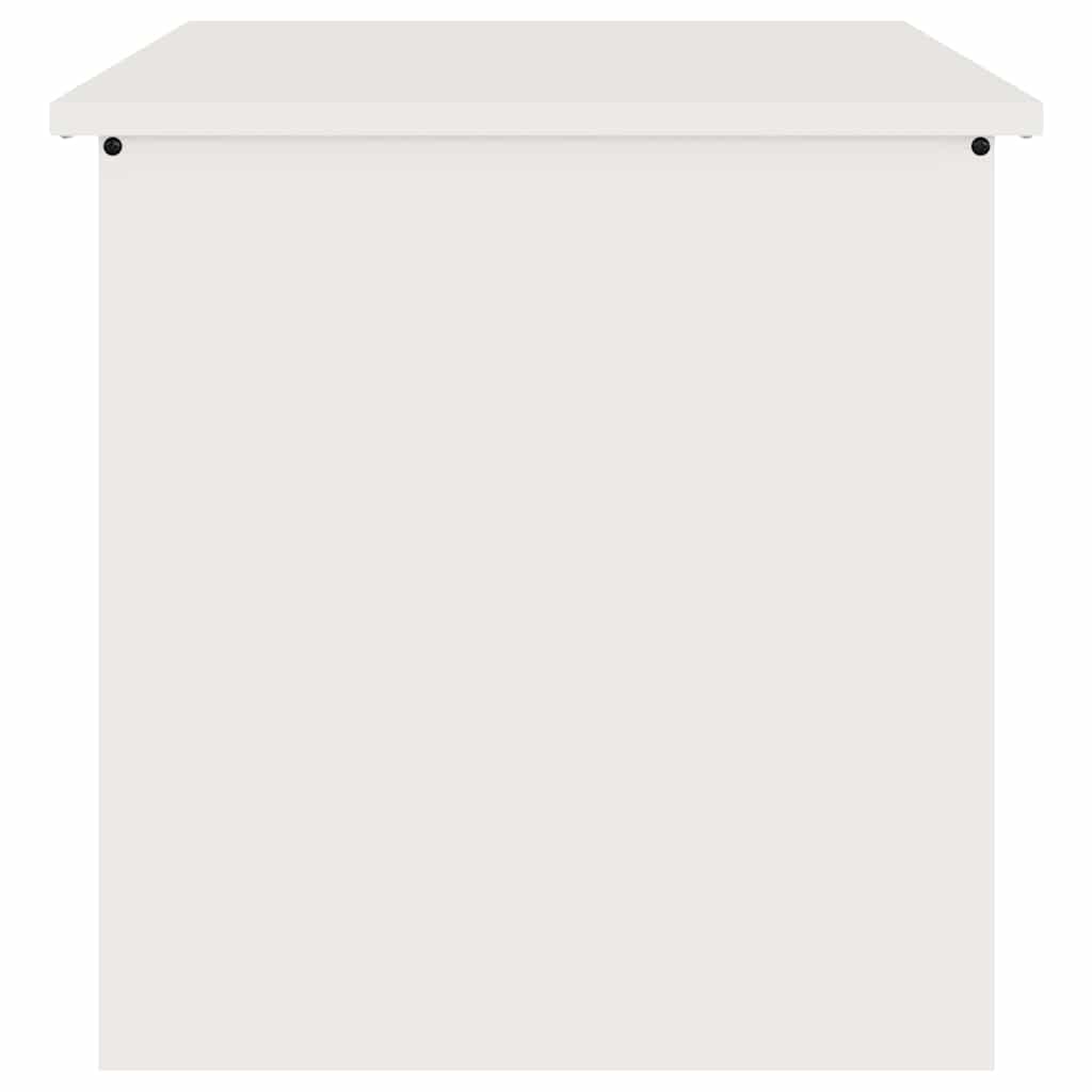 Gartenlagerkissenbox Stahl 55 x 50,5 x 50 cm 220 Weiß