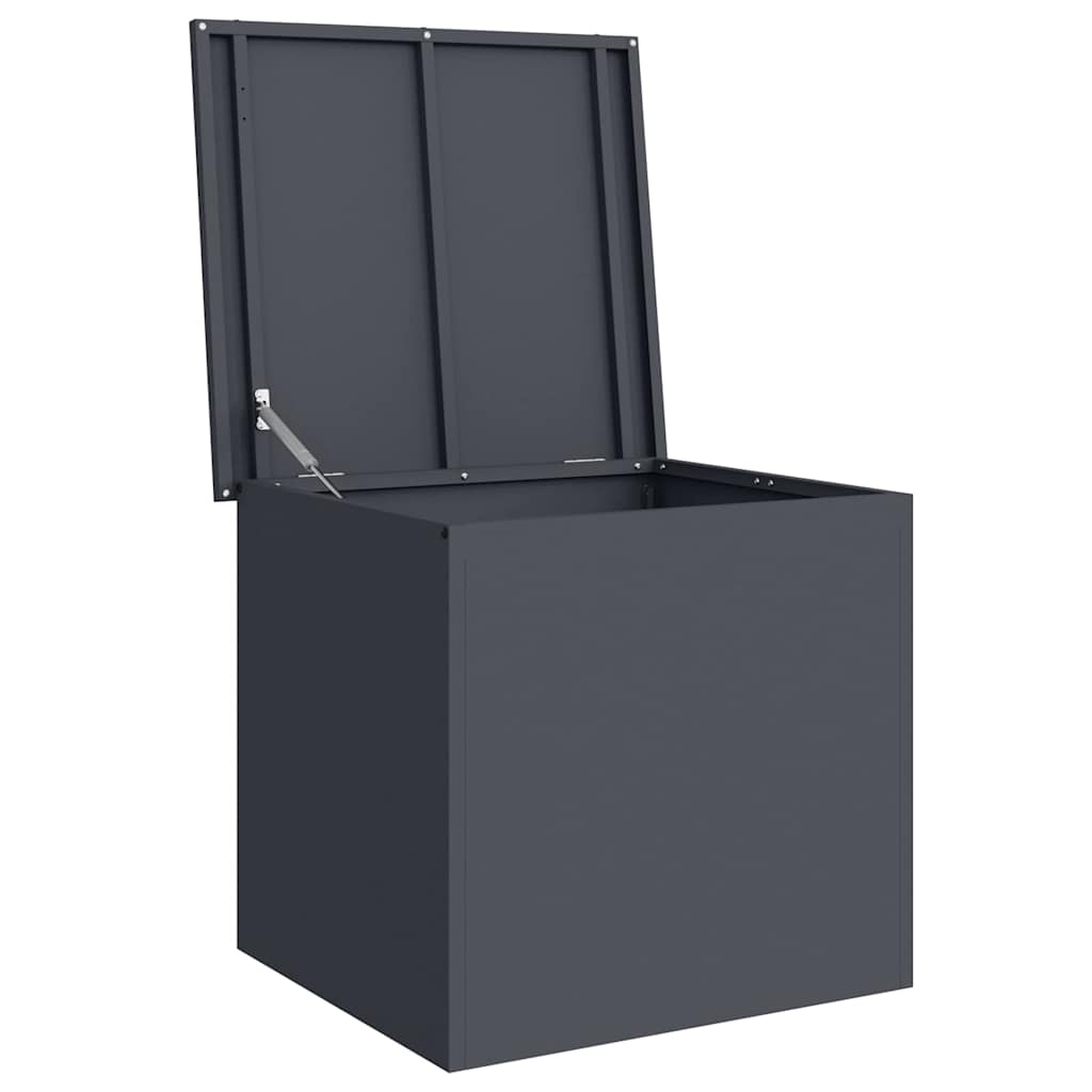 Gartenlagerkissenbox Stahl 55 x 50,5 x 50 cm 117 Anthrazit