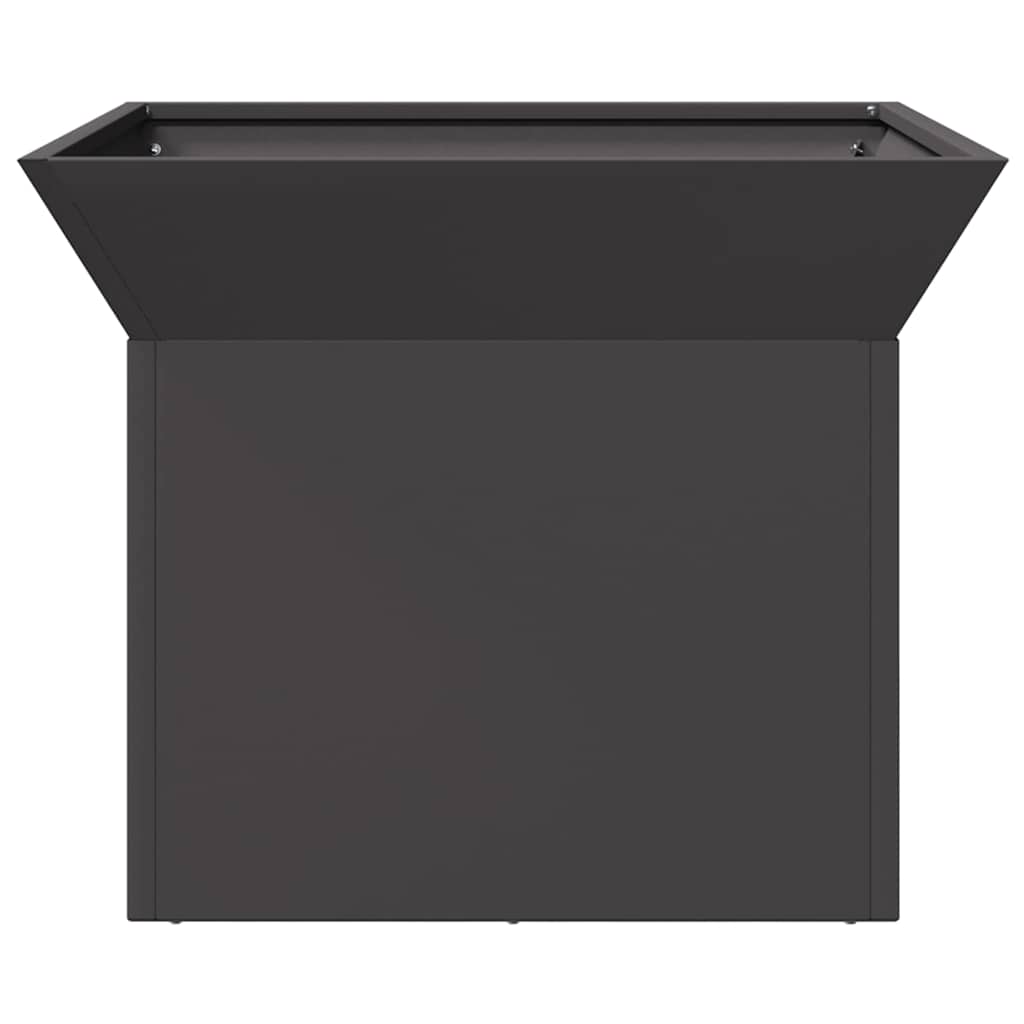 Feuerstelle Schwarz 50 x 50 x 40 cm Stahl