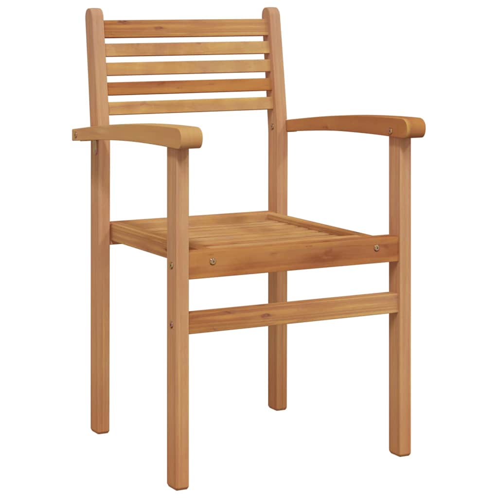 Stuhl 8 pcs Braun 56 x 55 x 90,5 cm Massivholz Teak