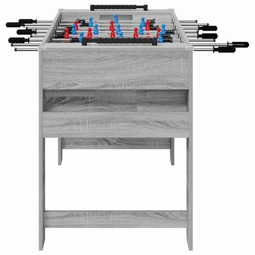 Tischfußballtisch Graues Sonoma 125 x 60,5 x 80 cm