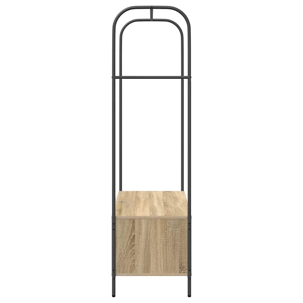 Kleiderständer Braun Eichen-Optik 100 x 44 x 160 cm