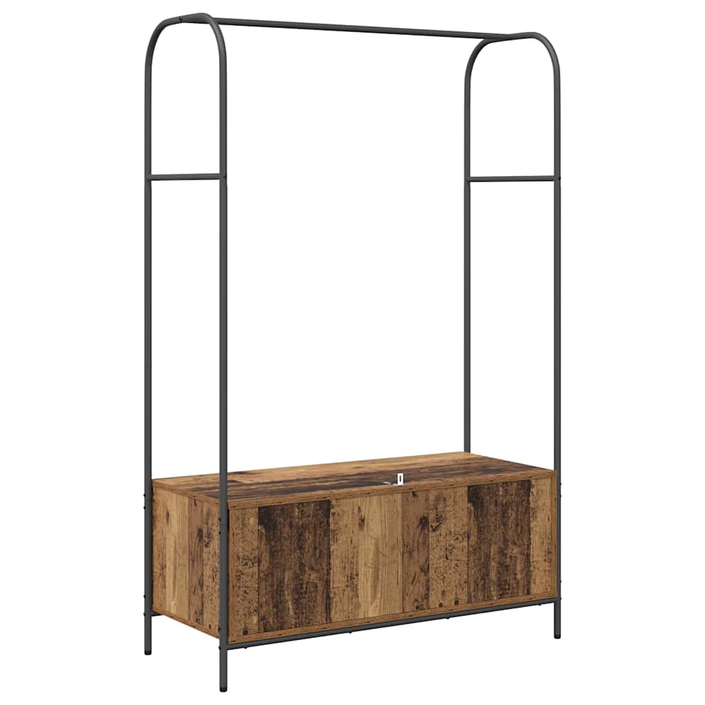 Kleiderständer Braun Eichen-Optik 100 x 44 x 160 cm
