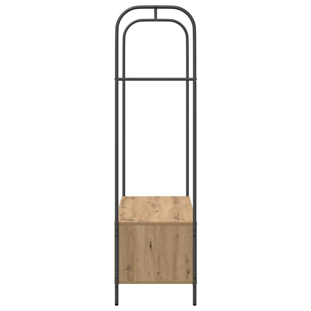 Kleiderständer Braun Eichen-Optik 100 x 44 x 160 cm