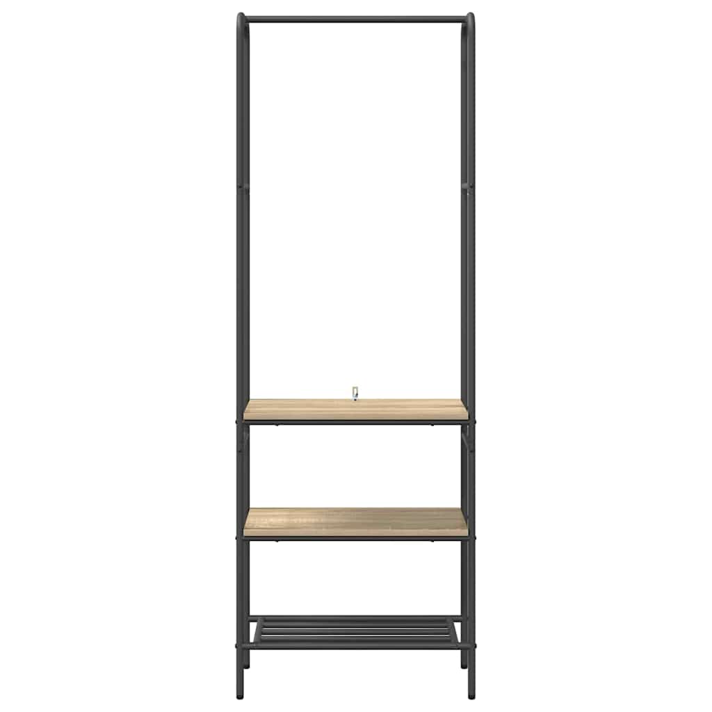 Kleiderständer Sonoma-Eiche 60 x 30 x 171 cm Holzwerkstoff