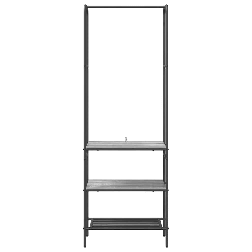 Kleiderständer Grau Sonoma 60 x 30 x 171 cm Holzwerkstoff