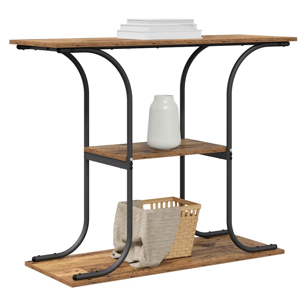 Konsolentisch Altholz 101 x 35 x 80,5 cm Holzwerkstoff