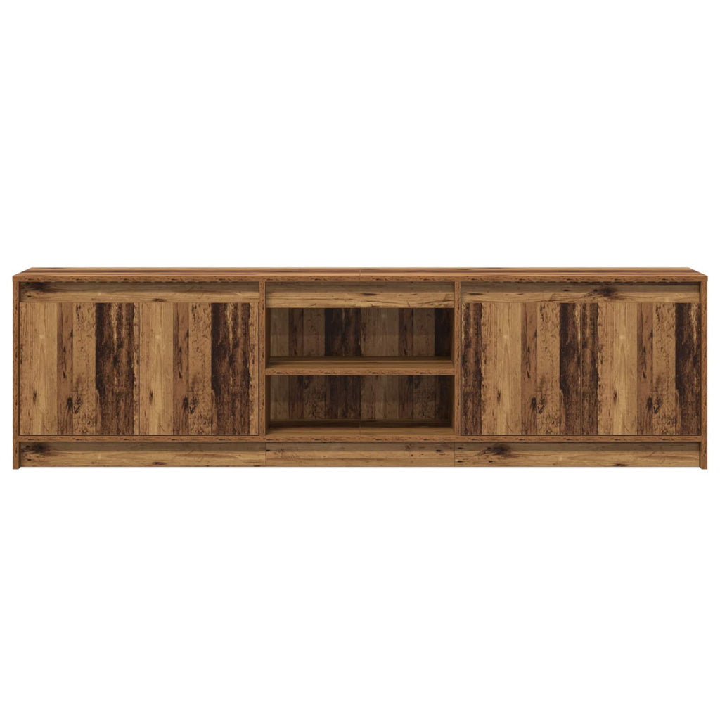 TV-Einheiten 2 pcs Braun 180 x 34 x 50 cm Holzwerkstoff
