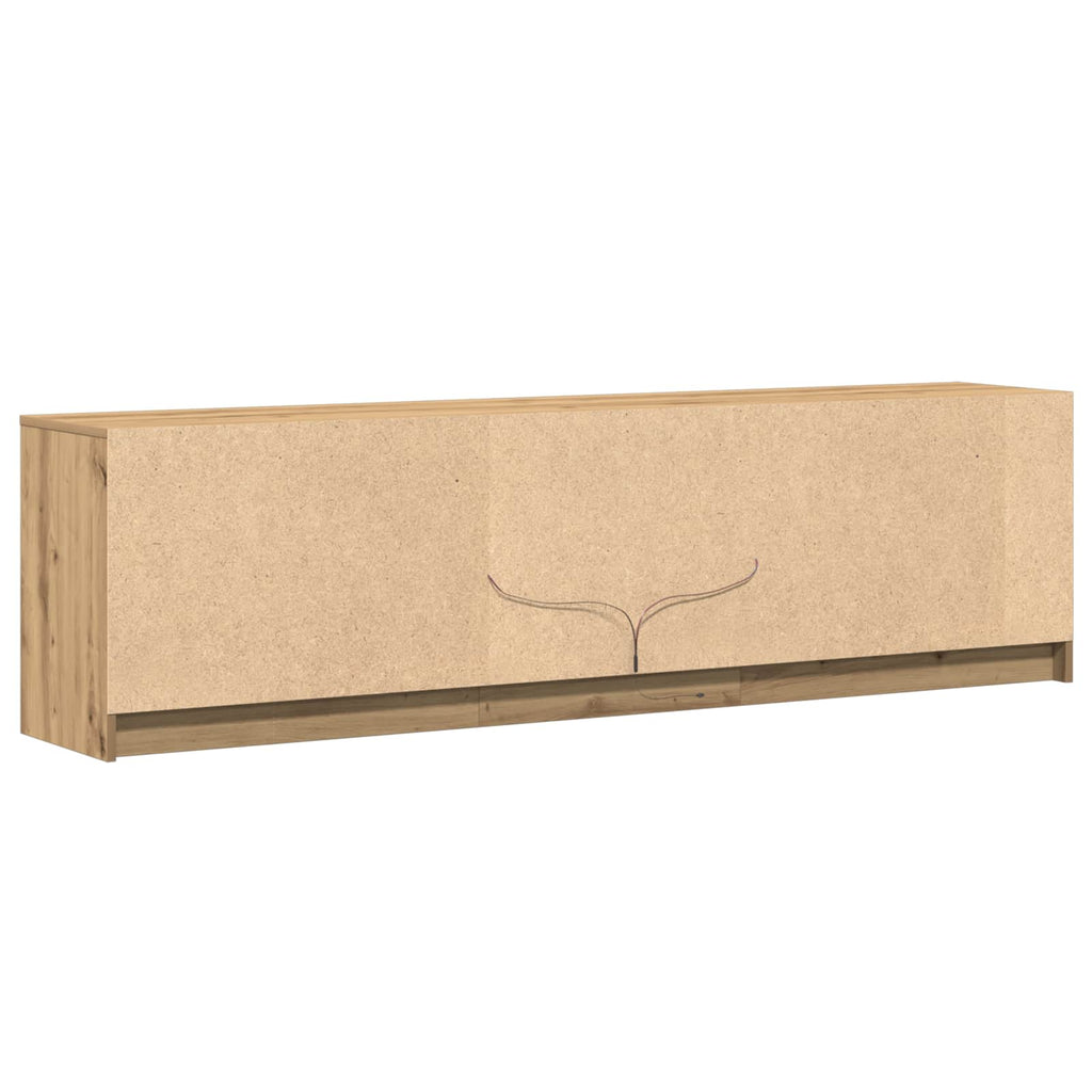TV-Einheiten 2 pcs Braun 180 x 34 x 50 cm Holzwerkstoff