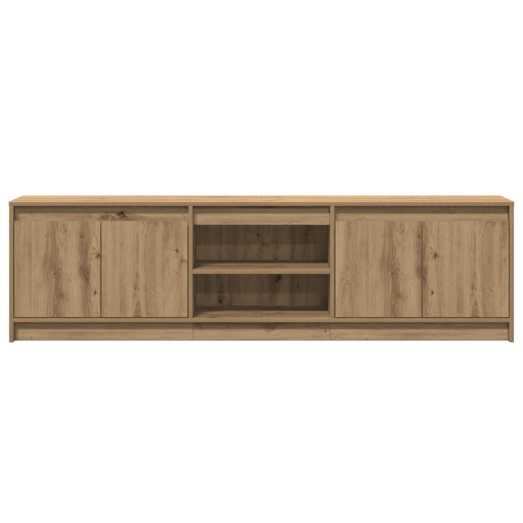 TV-Einheiten 2 pcs Braun 180 x 34 x 50 cm Holzwerkstoff