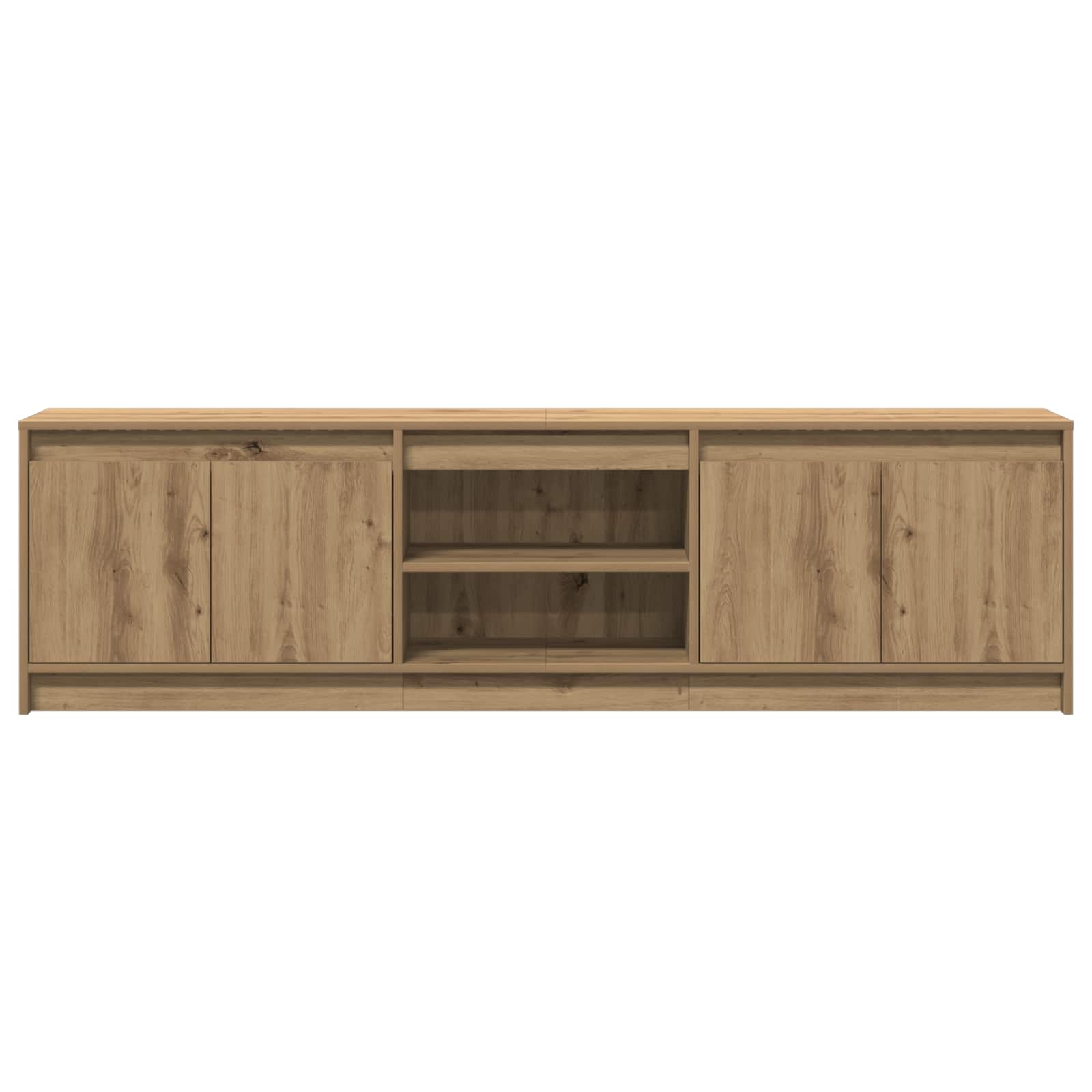 TV-Einheiten 2 pcs Braun 180 x 34 x 50 cm Holzwerkstoff