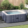 Bodenfolie für Pools Hellgrau 274 x 274 x 0,1 cm Vliesstoff
