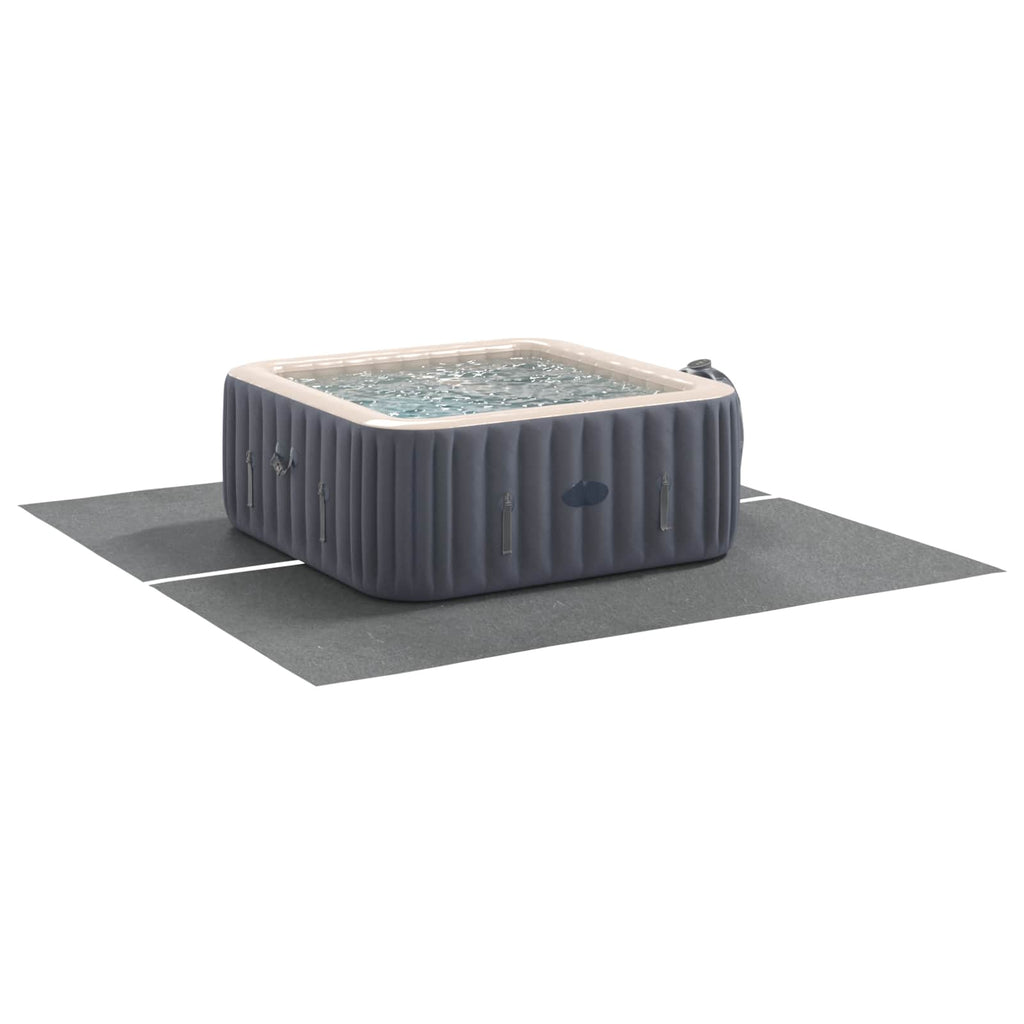 Bodenfolie für Pools Hellgrau 274 x 274 x 0,1 cm Vliesstoff