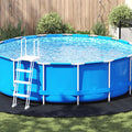 Bodenfolie für Pools Schwarz Ø 500 cm Vliesstoff