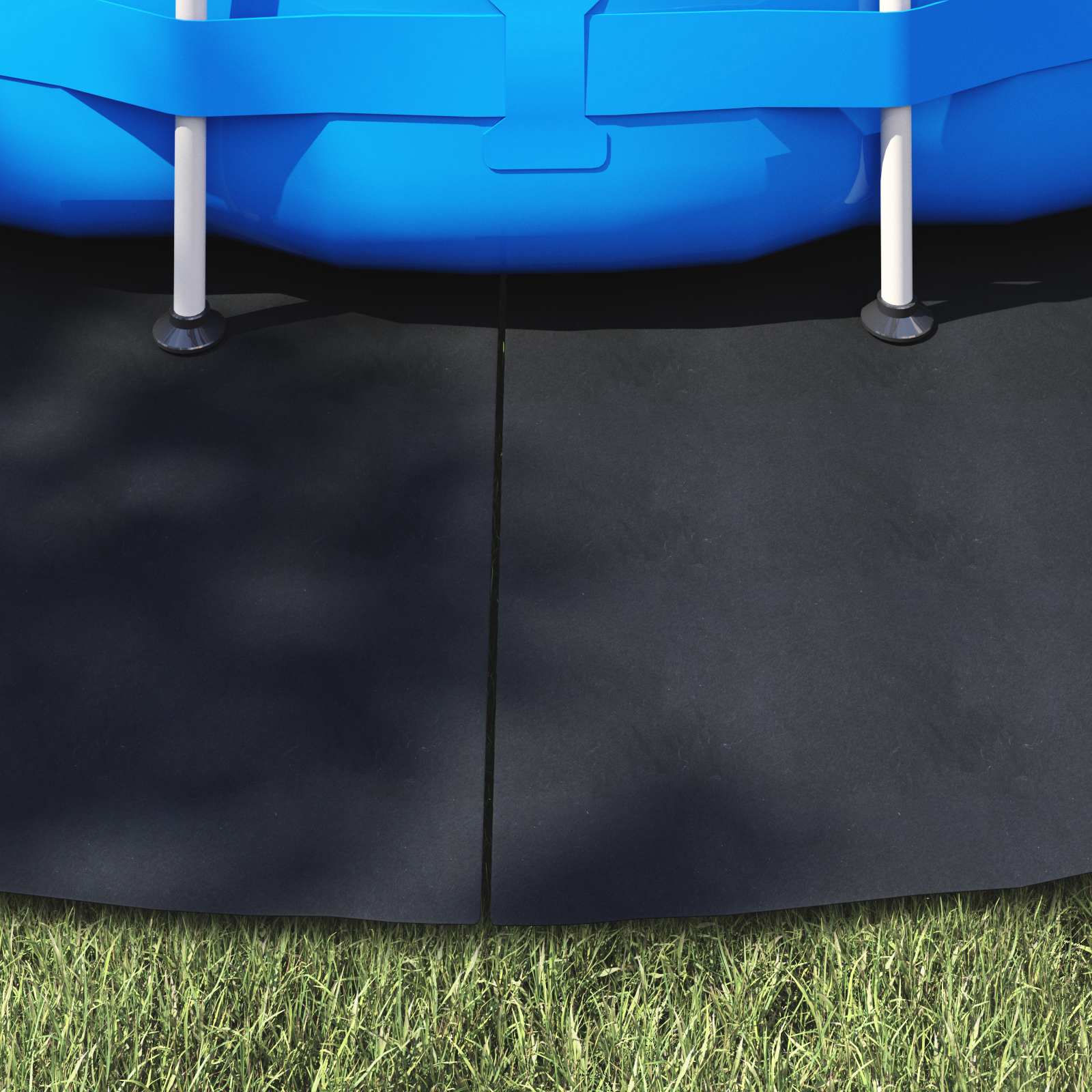Bodenfolie für Pools Schwarz Ø 500 cm Vliesstoff