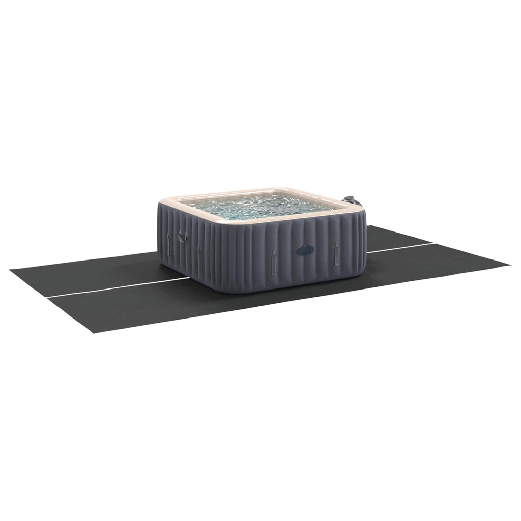 Bodenfolie für Pools Schwarz 420 x 220 x 0,1 cm Vliesstoff