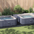 Bodenfolie für Pools Schwarz 500 x 250 x 0,1 cm Vliesstoff