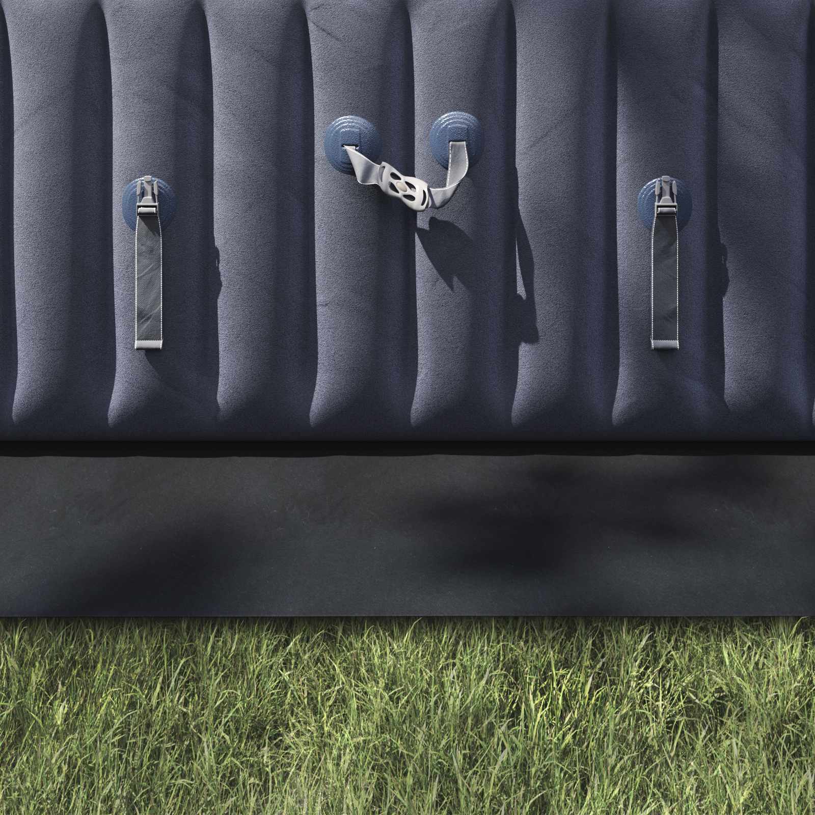 Bodenfolie für Pools Schwarz 500 x 250 x 0,1 cm Vliesstoff
