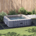 Bodenfolie für Pools Schwarz 550 x 280 x 0,1 cm Vliesstoff