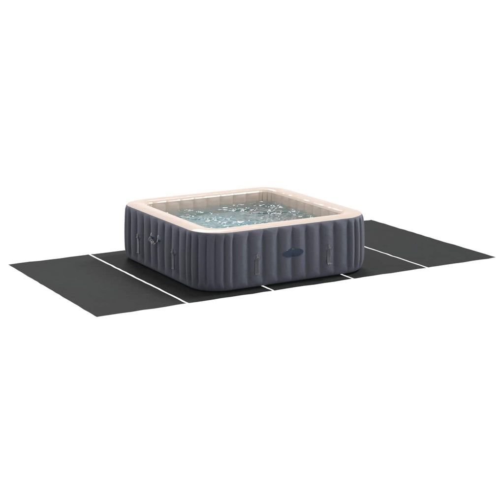 Bodenfolie für Pools Schwarz 550 x 280 x 0,1 cm Vliesstoff