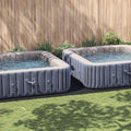 Bodenfolie für Pools Schwarz 820 x 420 x 0,1 cm Vliesstoff