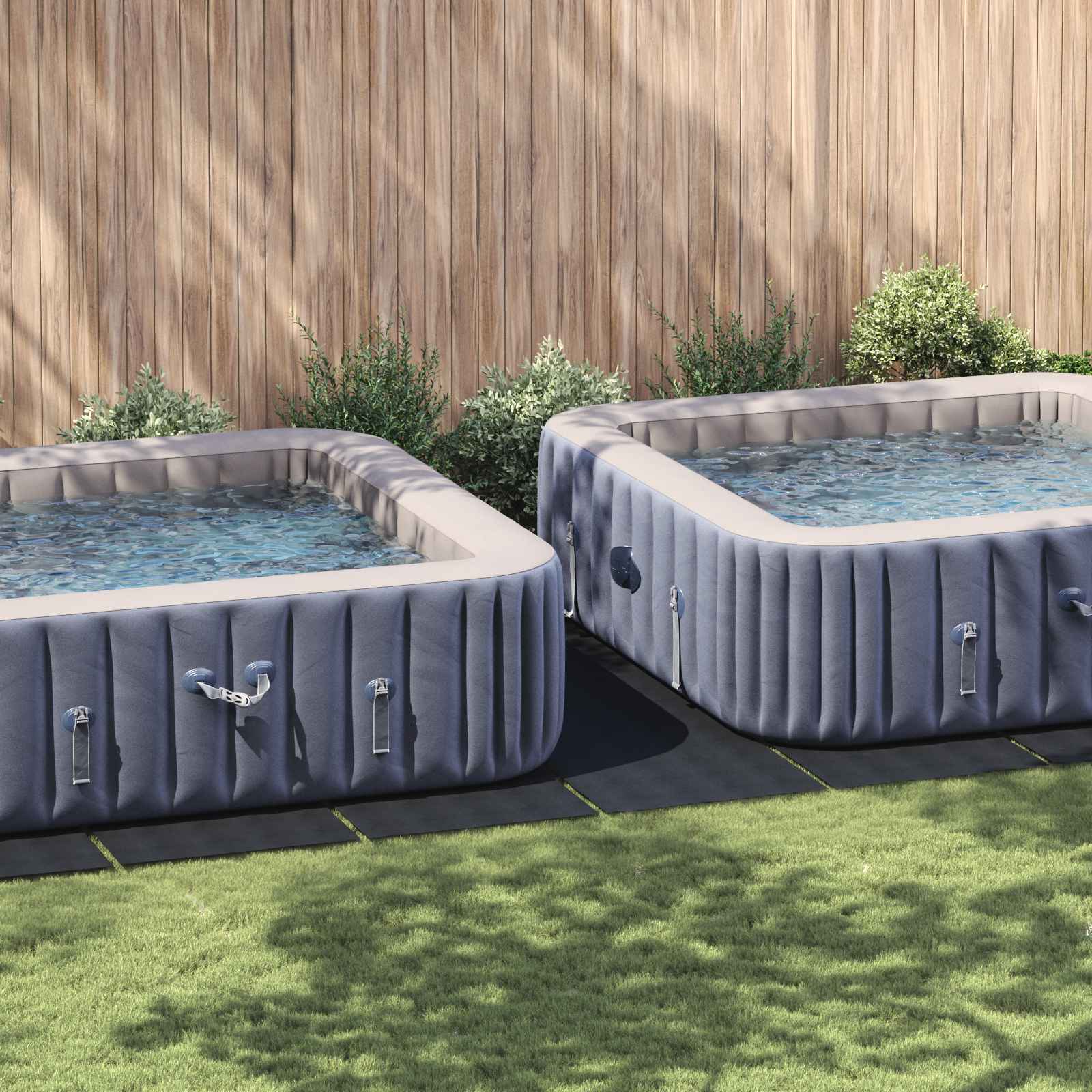 Bodenfolie für Pools Schwarz 999 x 500 x 0,1 cm Vliesstoff
