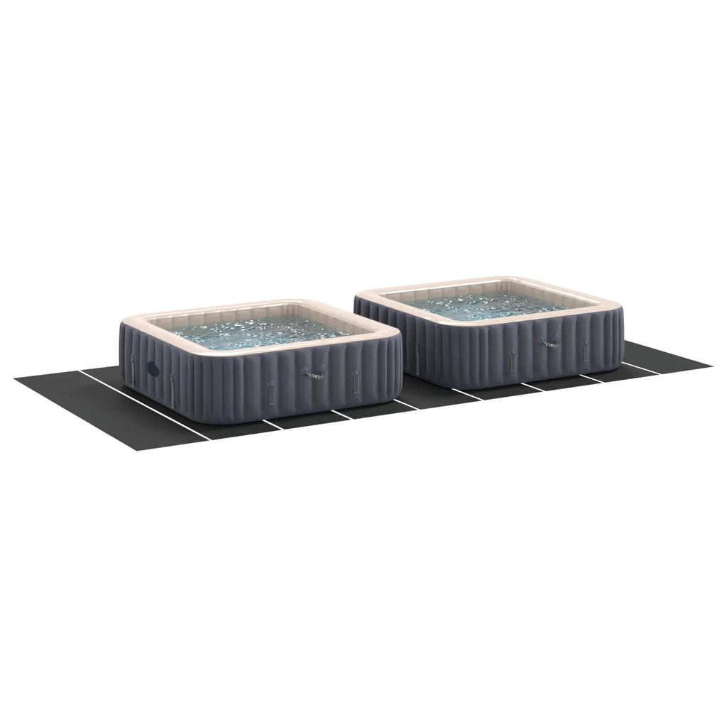 Bodenfolie für Pools Schwarz 999 x 500 x 0,1 cm Vliesstoff