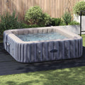 Bodenfolie für Pools Schwarz 396 x 396 x 0,1 cm Vliesstoff